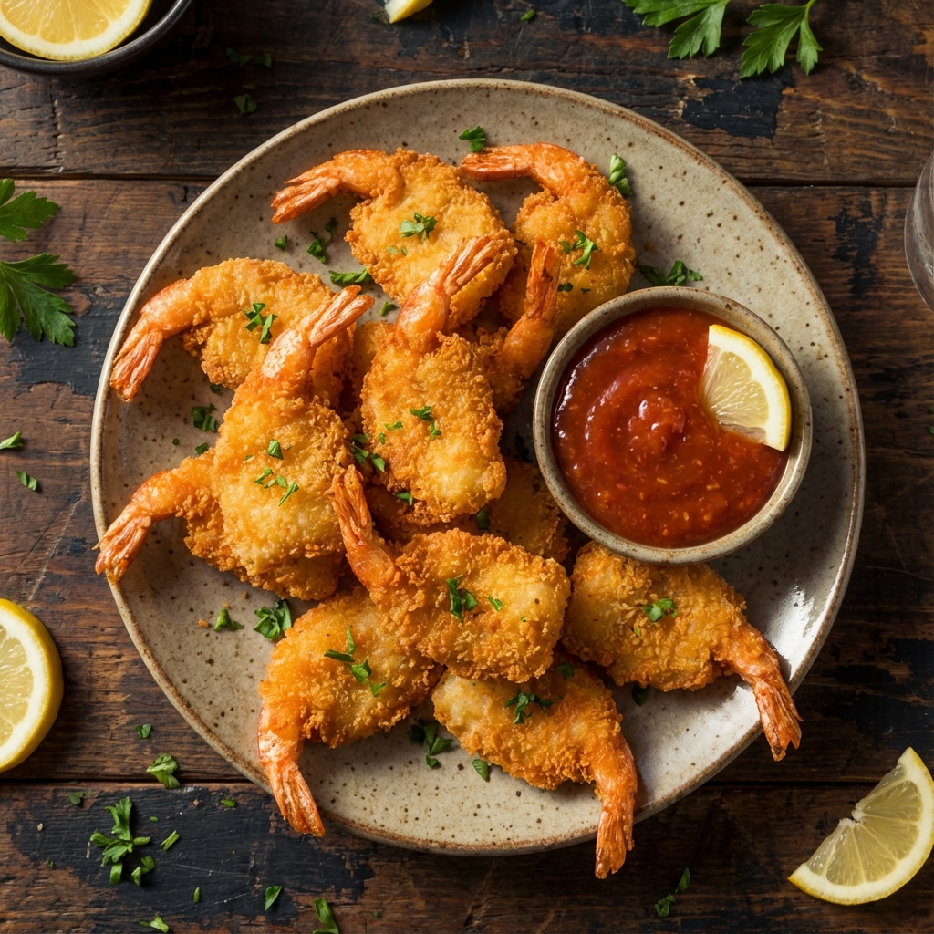 Fried Butterfly Shrimp